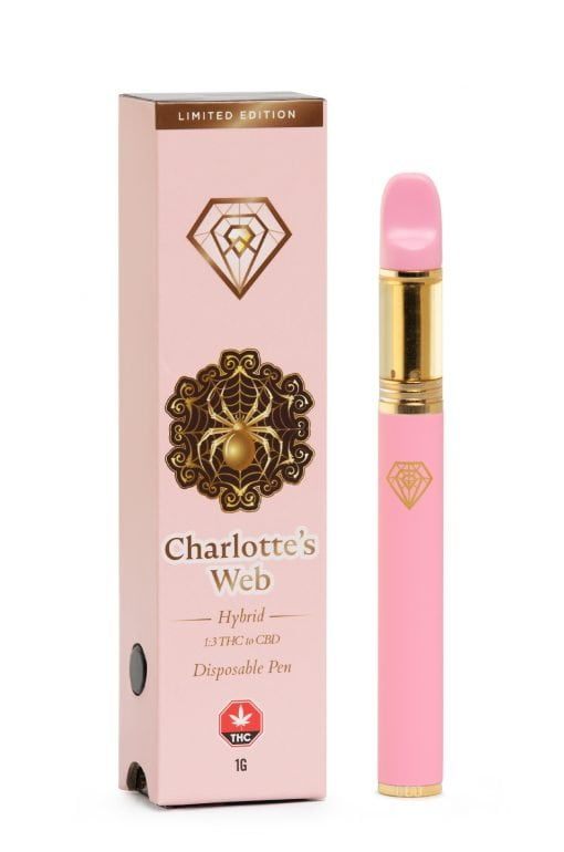 Diamond Concentrates Charlotte's Web 3:1 THC CBD 1g Disposable Pen