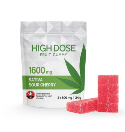 High Dose 1600 mg Extreme Strength Edibles