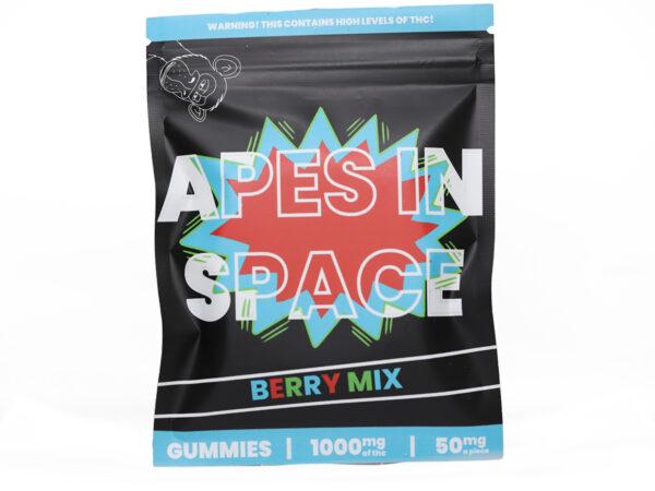 Apes In Space 1000 MG Extra Strong Edibles - Berry Mix