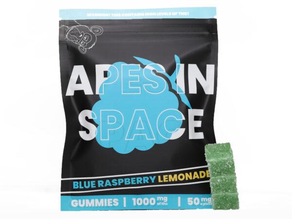 Apes In Space 1000 MG Extra Strong Edibles - Blue Raspberry